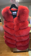 Load image into Gallery viewer, Fox fur vest