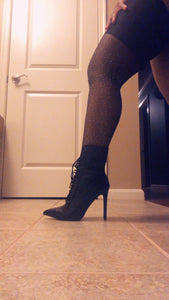 Vegan leather boot